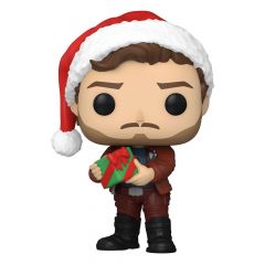 Guardians of the galaxy holiday special figura pop! heroes vinyl star-lord 9 cm