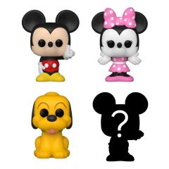 Disney pack de 4 figuras bitty pop! vinyl mickey 2,5 cm