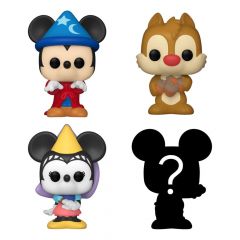 Disney pack de 4 figuras bitty pop! vinyl sorcerer mickey 2,5 cm
