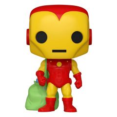 Marvel holiday figura pop! marvel vinyl iron man w/bag 9 cm