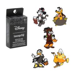 Disney loungefly chapas esmaltadas mickey mouse & friends halloween expositor (12)