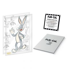 Looney tunes litografia limited edition fan-cel bugs 36 x 28 cm
