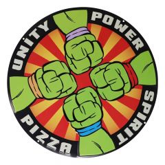 Teenage mutant ninja turtles placa de chapa pizza power