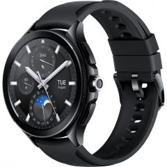 Reloj Watch Xiaomi Watch 2 Pro Bluetooth. Color Negro (Black). Correa de Goma Negra. Pantalla AMOLED de 1,43 pulgadas con 326 PPI. Batería de 495 mAh con una duraciónd de hasta 65 horas.