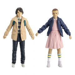 Stranger things figuras & cómic eleven and mike wheeler 8 cm