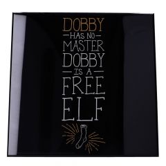 Harry potter decoración mural crystal clear picture dobby is a free elf 32 x 32 cm