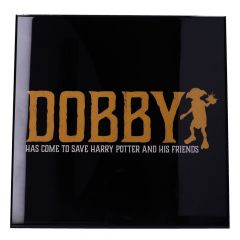 Harry potter decoración mural crystal clear picture dobby 32 x 32 cm