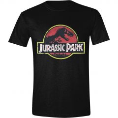 Parque jurásico camiseta classic logo talla s