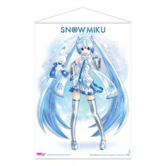 Hatsune miku póster tela snow miku 50 x 70 cm