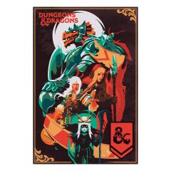 Dungeons & dragons set de 4 pósteres champions and worriors 61 x 91 cm (4)