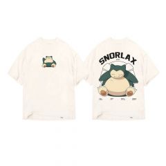 Pokemon camiseta snorlax front & back talla m