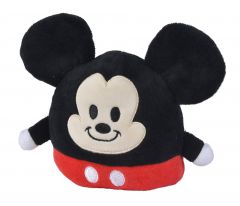 Disney: mickey mouse peluche reversible mickey/minnie 8 cm