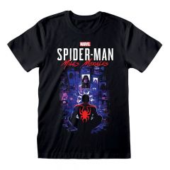 Spider-man miles morales video game camiseta city overwatch talla m