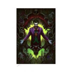 Dc comics litografia the joker: wild card 46 x 61 cm - sin marco