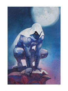 Marvel litografia moon knight 46 x 61 cm - sin marco