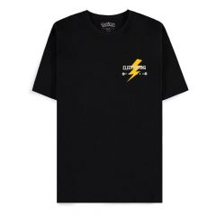 Pokemon camiseta black pikachu electrifying line-art talla s