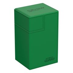 Ultimate guard flip`n`tray 80+ xenoskin monocolor verde