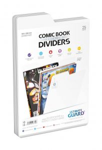 Ultimate guard premium comic book dividers separadores para cómics blanco (25)