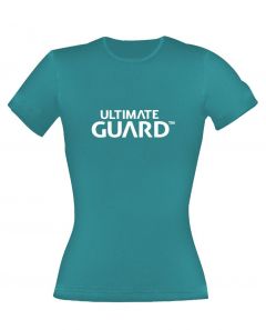 Ultimate guard camiseta chica wordmark gasolina azul talla m