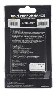 Cooler Master HTK-002 compuesto disipador de calor Pasta térmica 4,5 W/m·K