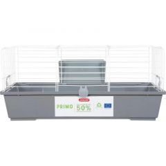 Zolux primo 80 cm - jaula para roedores - blanco y gris
