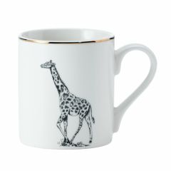Mikasa giraffe straight-sided porcelain mug, 280ml