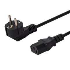 Savio CL-98 cable de transmisión Negro 1,8 m IEC C13 Enchufe tipo E