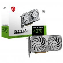 MSI VENTUS GeForce RTX 4070 2X WHITE 12G OC NVIDIA 12 GB GDDR6X