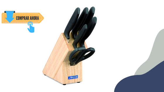 Arcos Gadgets Profesionales - Cuchillo Electricista - Hoja Acero Inoxidable  4 - Mango Polipropileno Color Negro